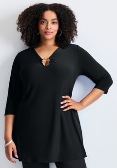 Ring Detail Tunic Top