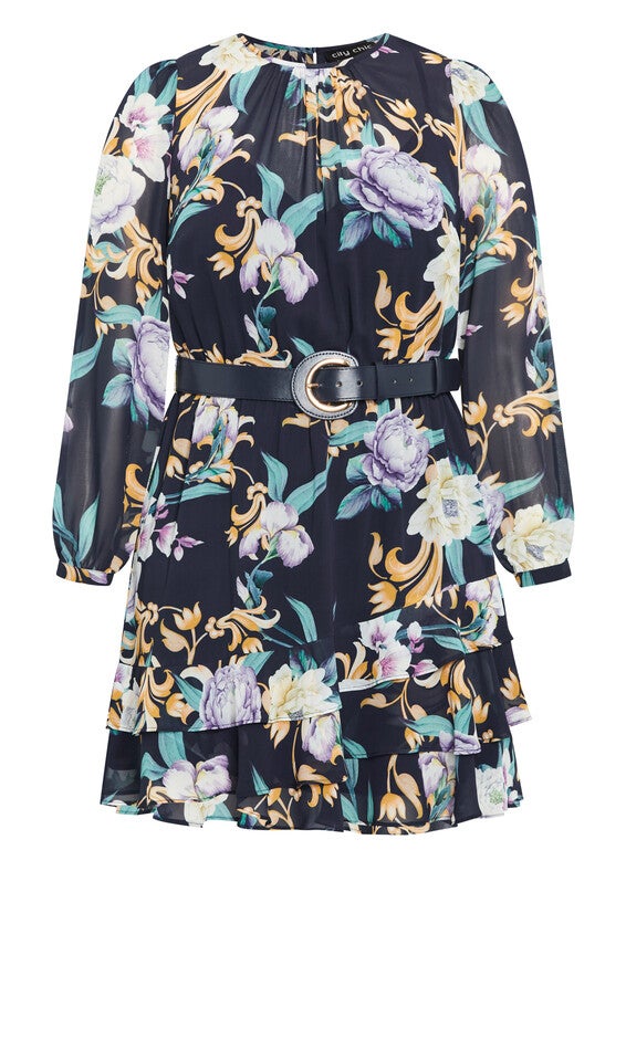 Julianna Dress - navy, BLUE, alternate image number 5