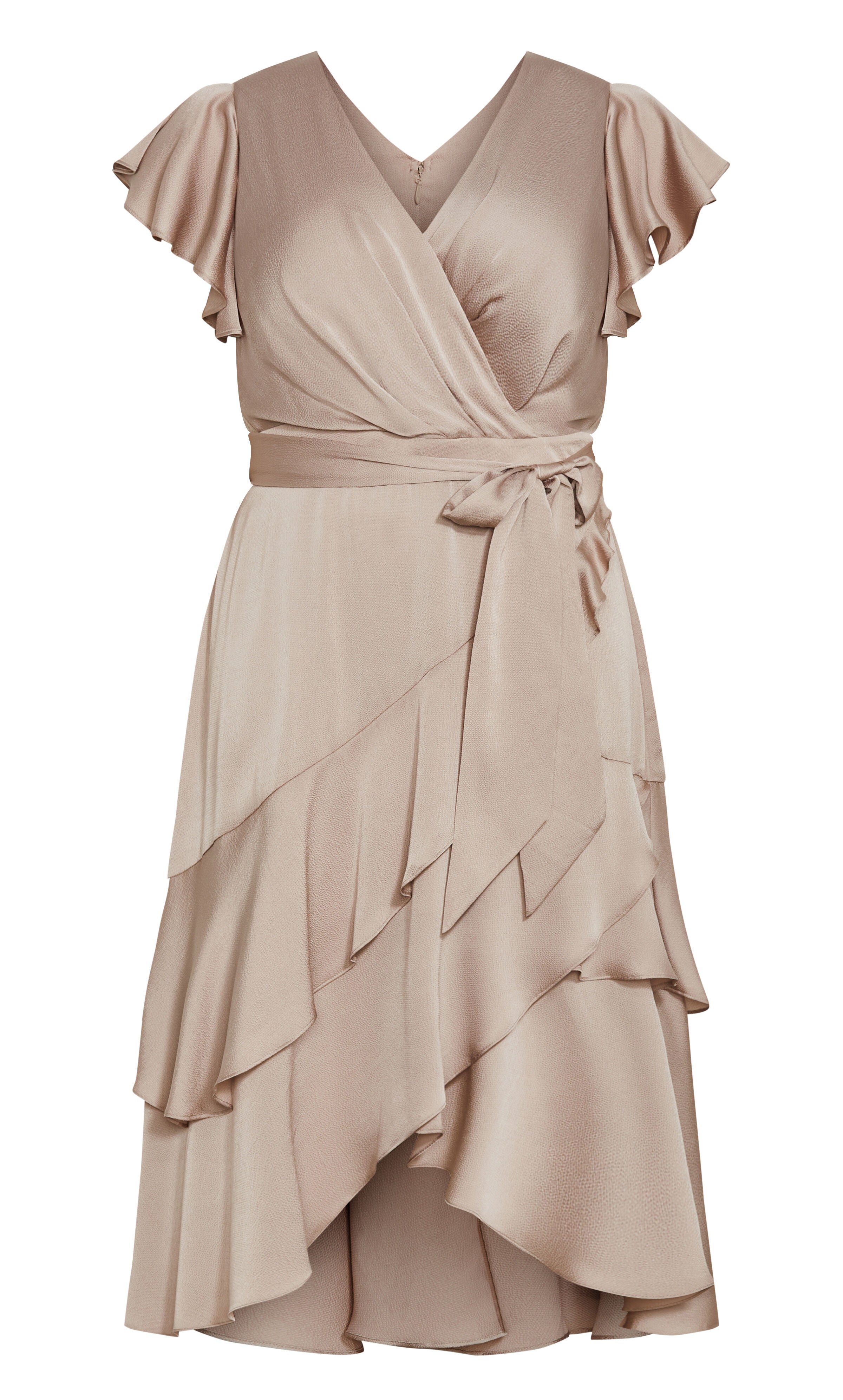 Flirty Jen Maxi Dress - taupe, BROWN, alternate image number 4