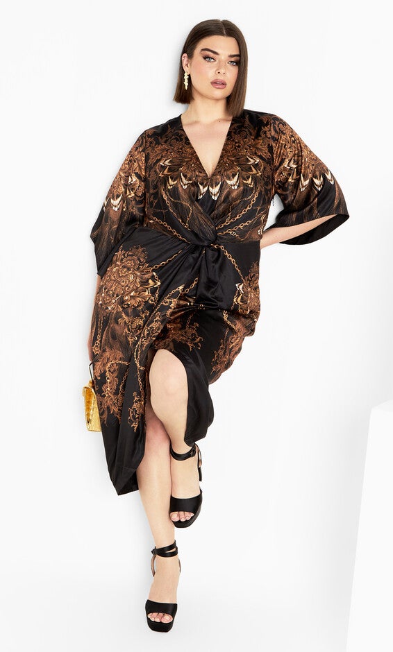 Priscilla Dress - gold, GOLD, hi-res image number null