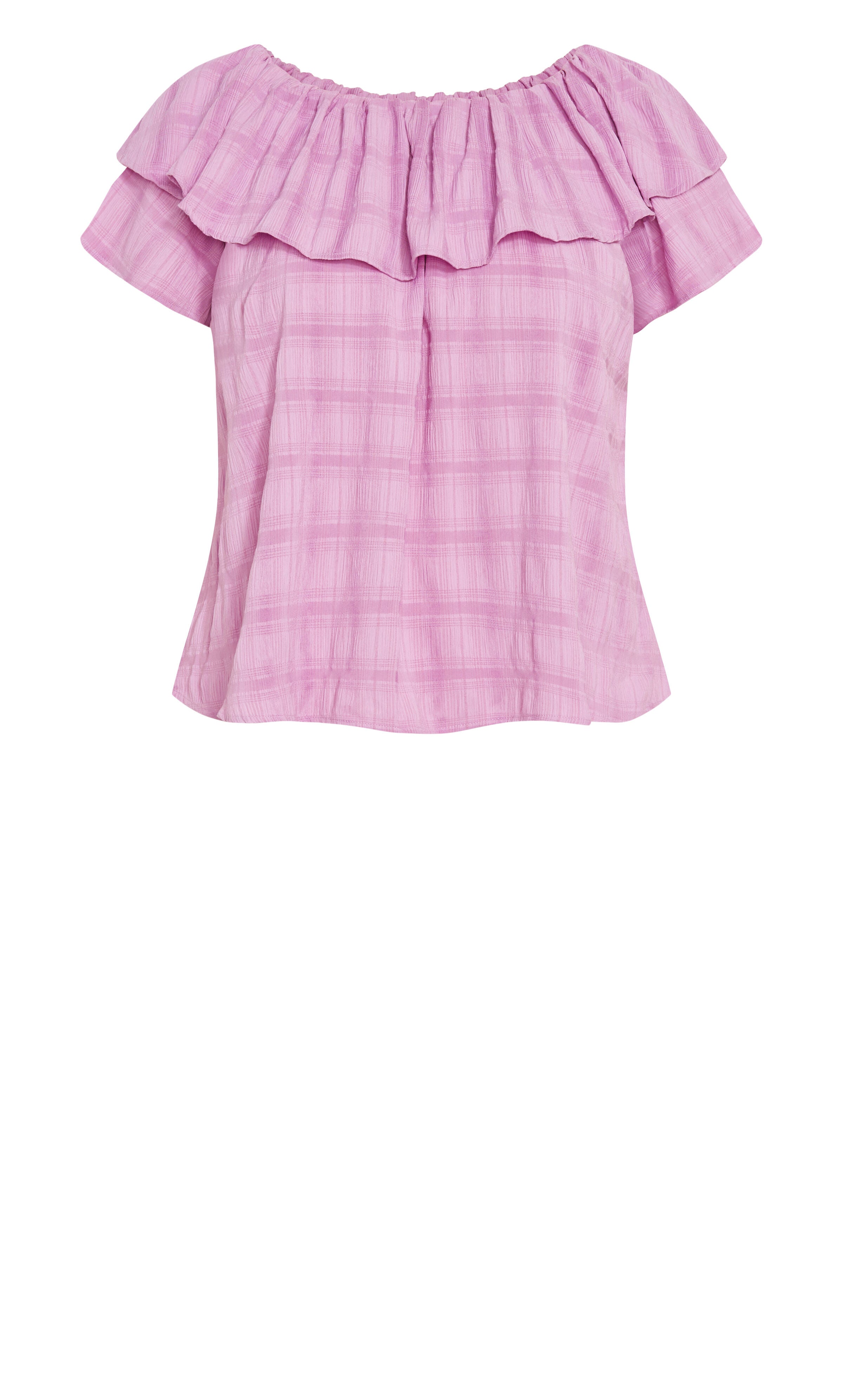 Christy Off Shoulder Top - violet, PURPLE, alternate image number 5