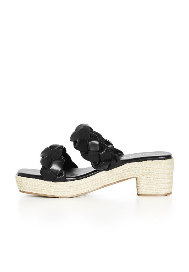 WIDE FIT Roxy Flatform Heel - black, BLACK, alternate image number 3