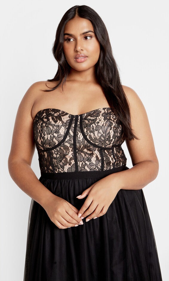 Sweet Beauty Maxi Dress - black, BLACK, alternate image number 4