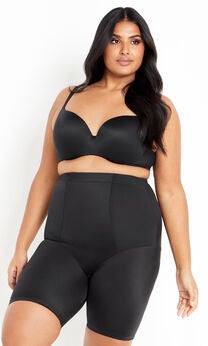 Smooth & Chic Thigh Shaper - black
