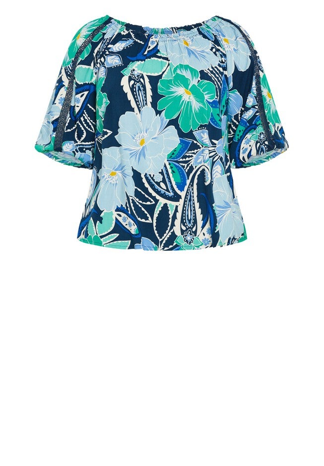Bellini Top, INDIGO SUMMER, alternate image number null