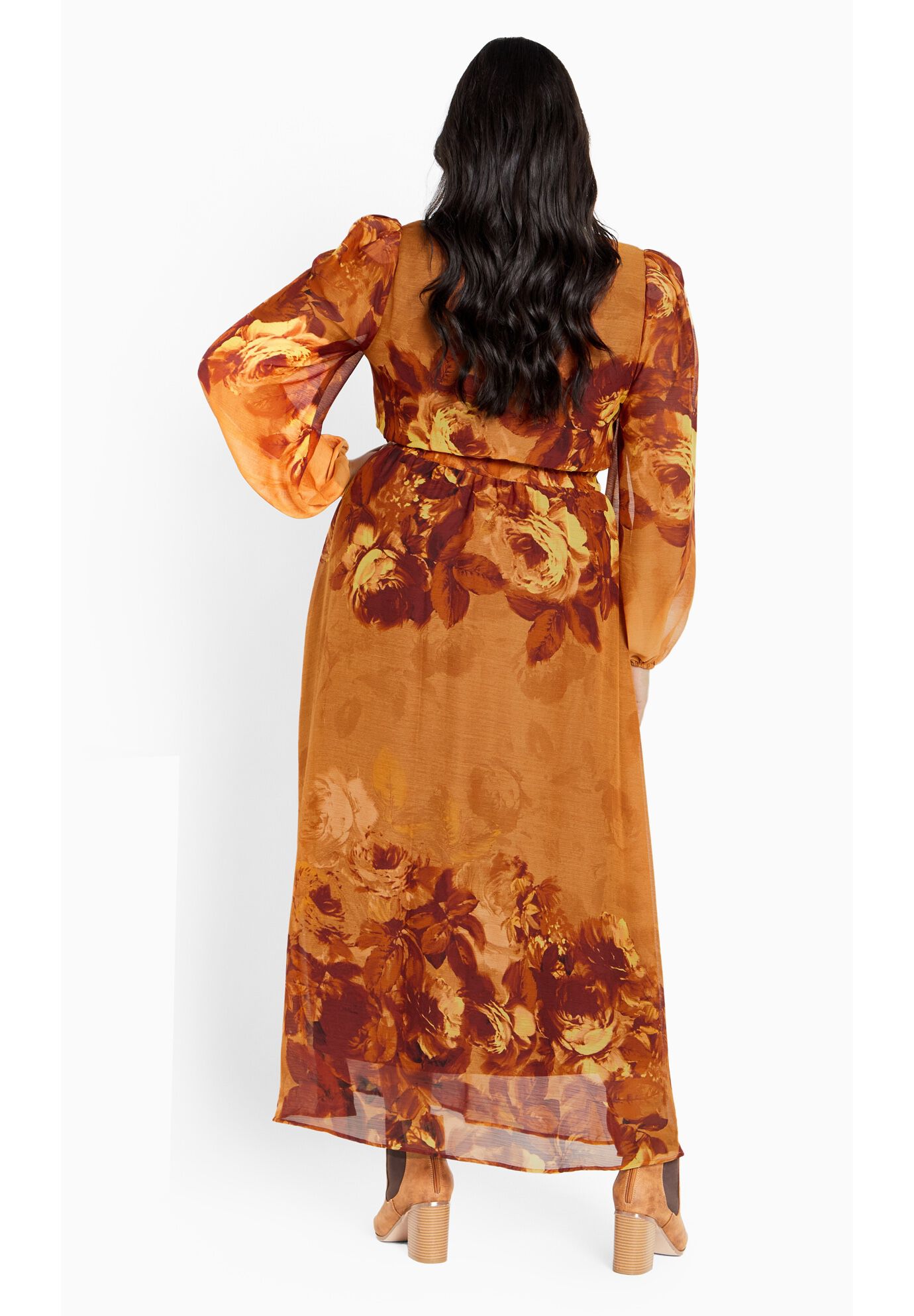 Neve Maxi Dress, BRONZE BLOOM, alternate image number 2