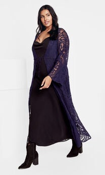 Pretty Thing Duster - navy