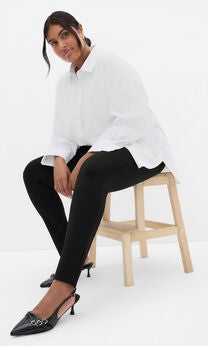 Cora Ponte Legging - black