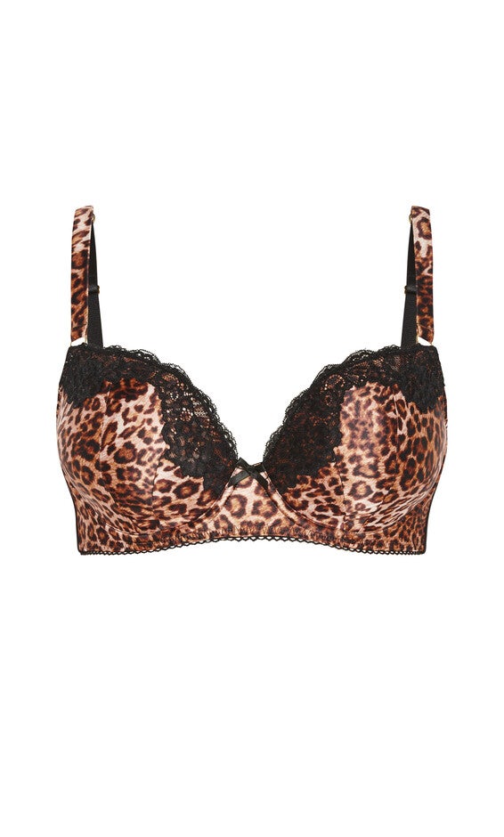 Romy Uplift Bra - animal print, BROWN, alternate image number 3