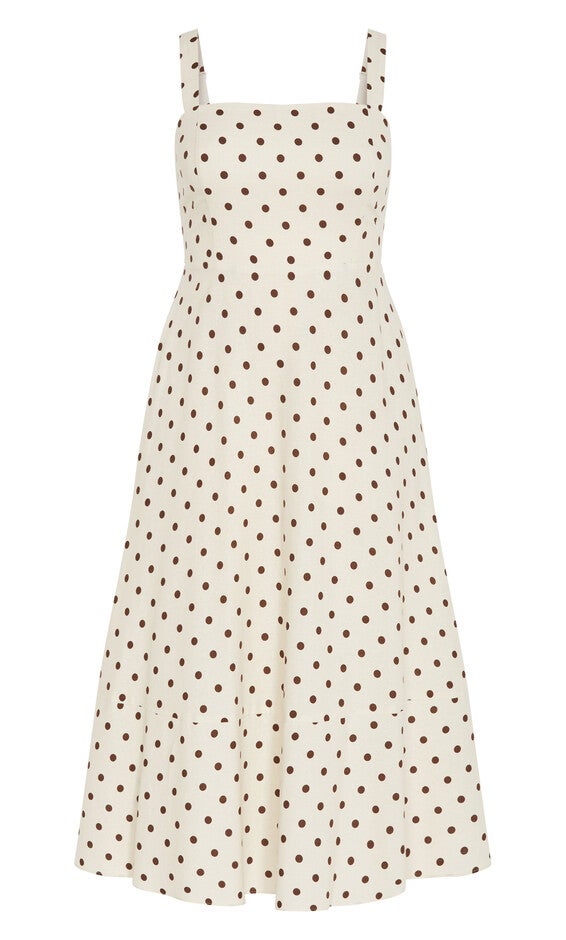 Collins Print Maxi Dress - cream, BEIGE, alternate image number null