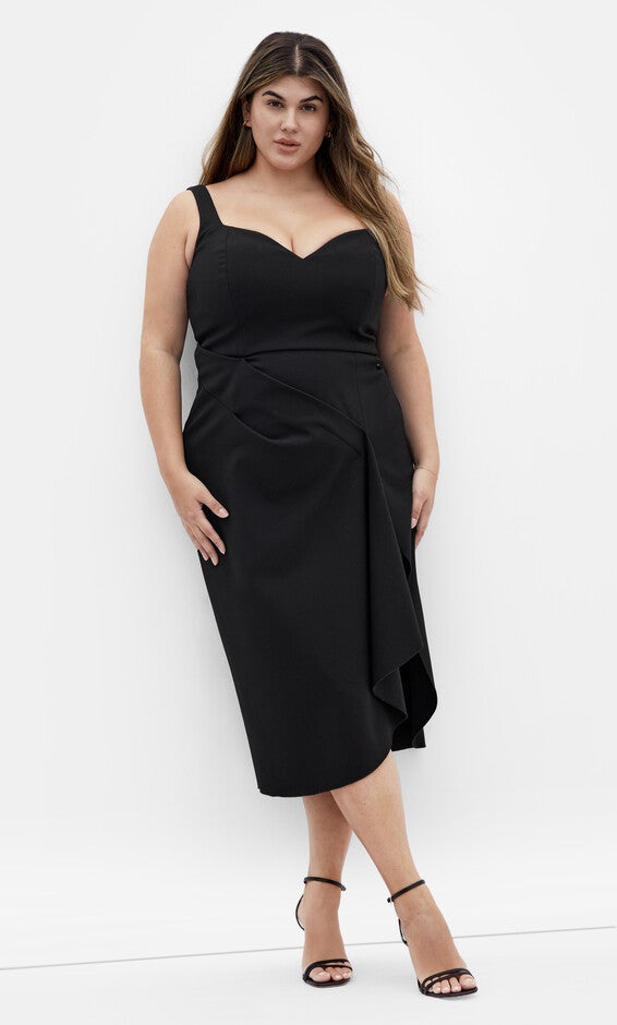 Caitlyn Dress - black, BLACK, hi-res image number 0