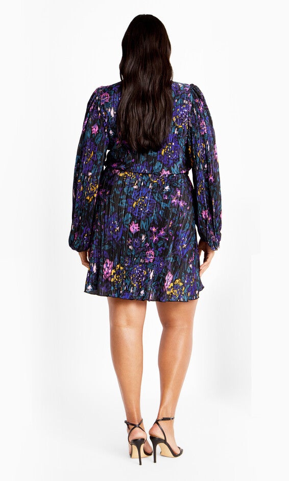 Kira Print Dress - black, ETCHED, alternate image number 2