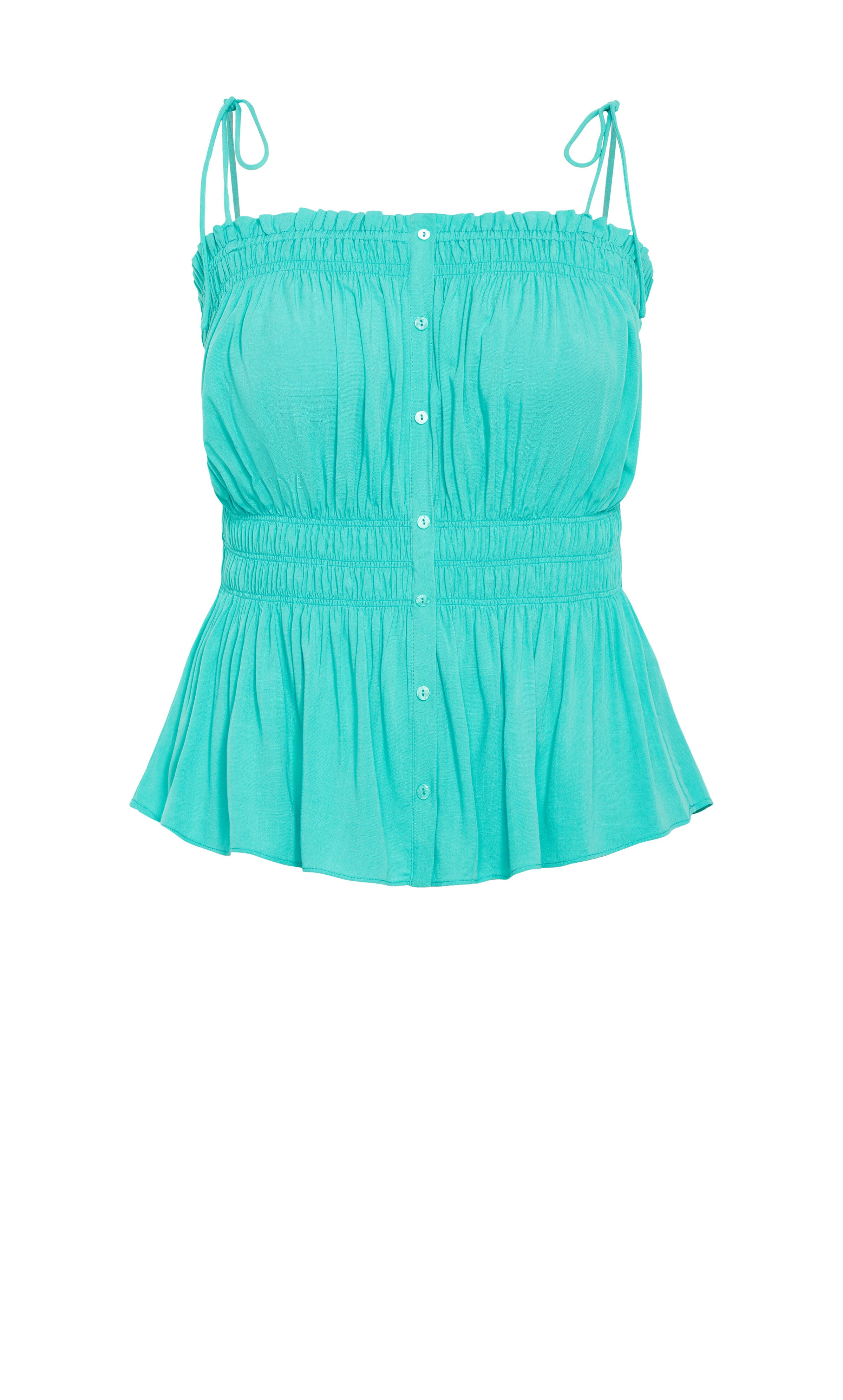 Lyla Top - sea green, GREEN, alternate image number 3