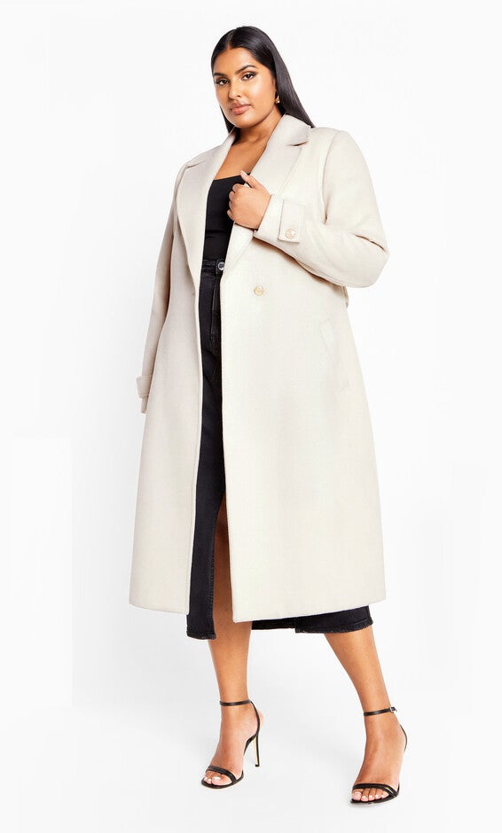 Abby Coat - oat, BEIGE, hi-res image number null