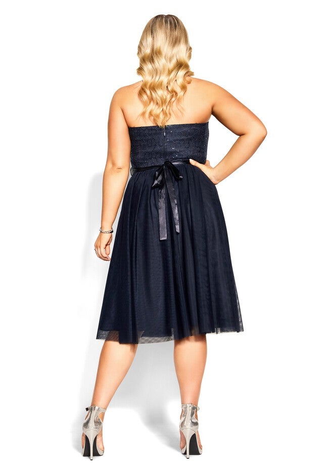 Sequin Elsa Dress - sapphire, BLUE, on-hover image number null
