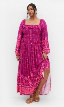 Estelle Maxi Dress - magenta