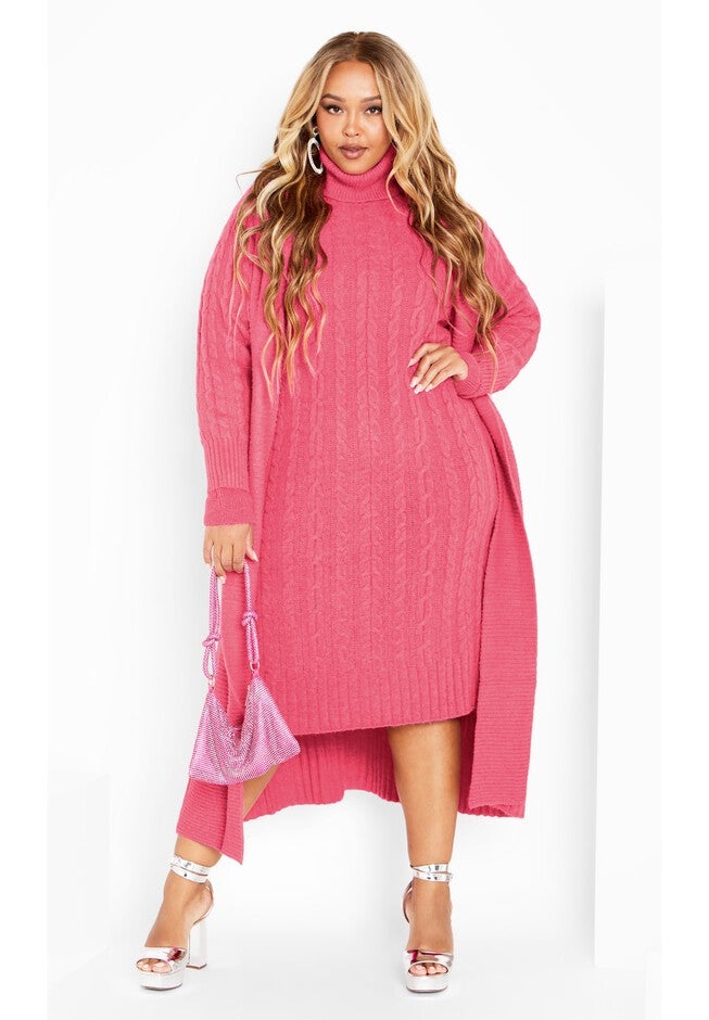 Kenzi Dress - vibrant pink, VIBRANT PINK, on-hover image number null
