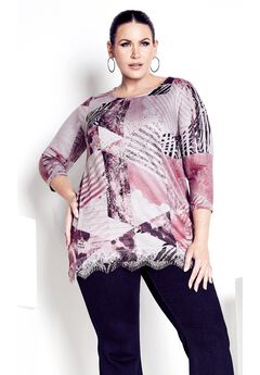 Lace Hem Top