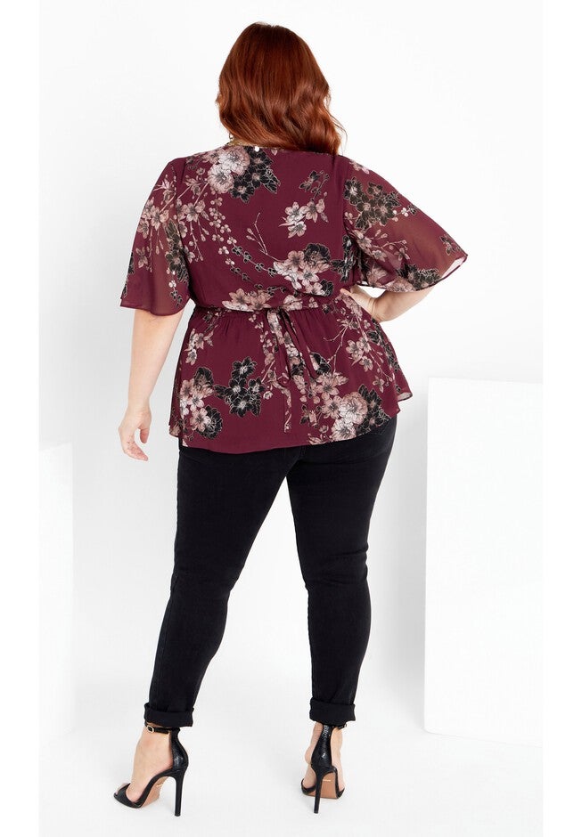 Blossom Love Top - ruby, RUBY, alternate image number null