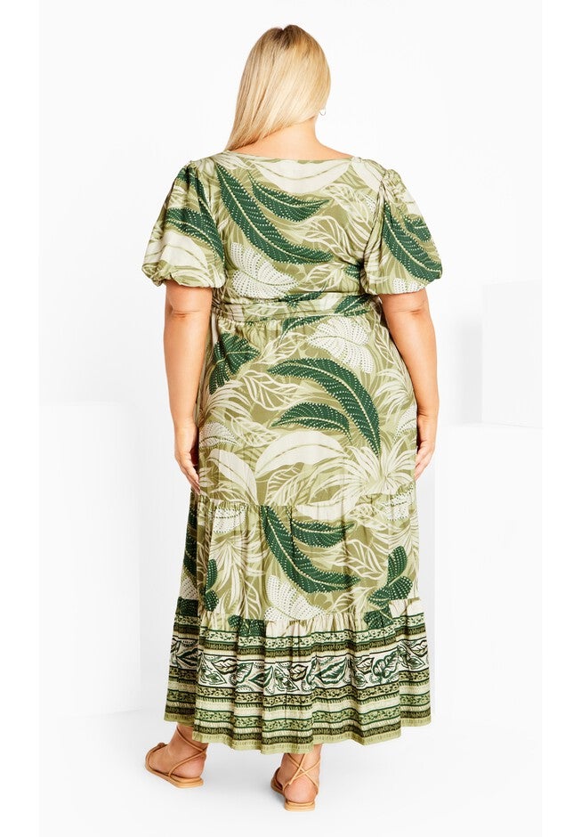 Raina Border Maxi Dress, DAINTREE BORDER, alternate image number 2