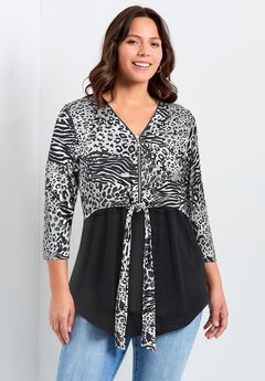 Lia Contrast Top