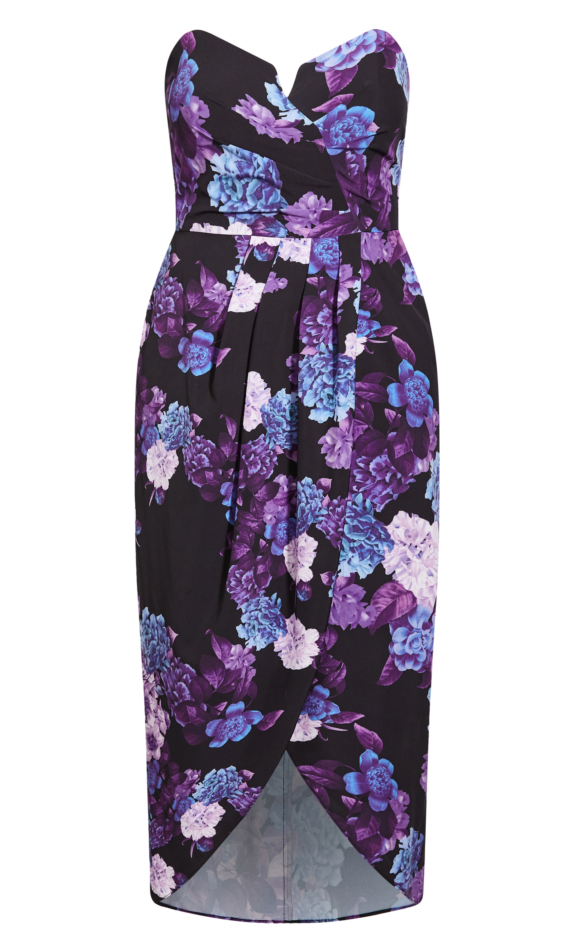 Hydrangea Maxi Dress - black, BLACK, alternate image number 5