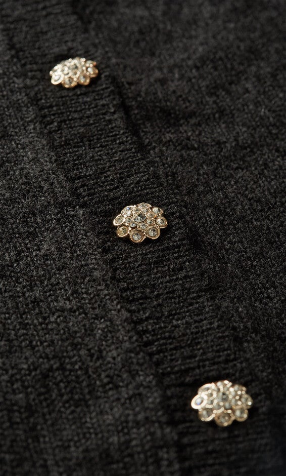 Isabelle Cardigan - black, BLACK, alternate image number null