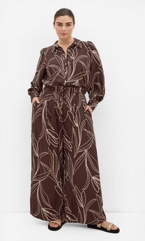 Athena Bloom Print Wide Leg Pant