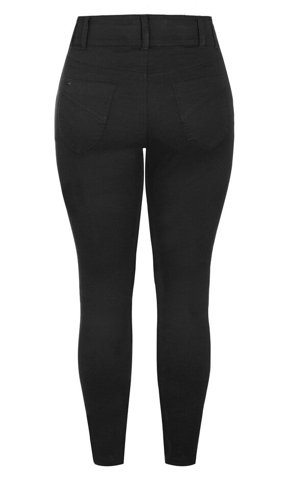 Harley Regular Skinny Jean - black, BLACK, alternate image number 4