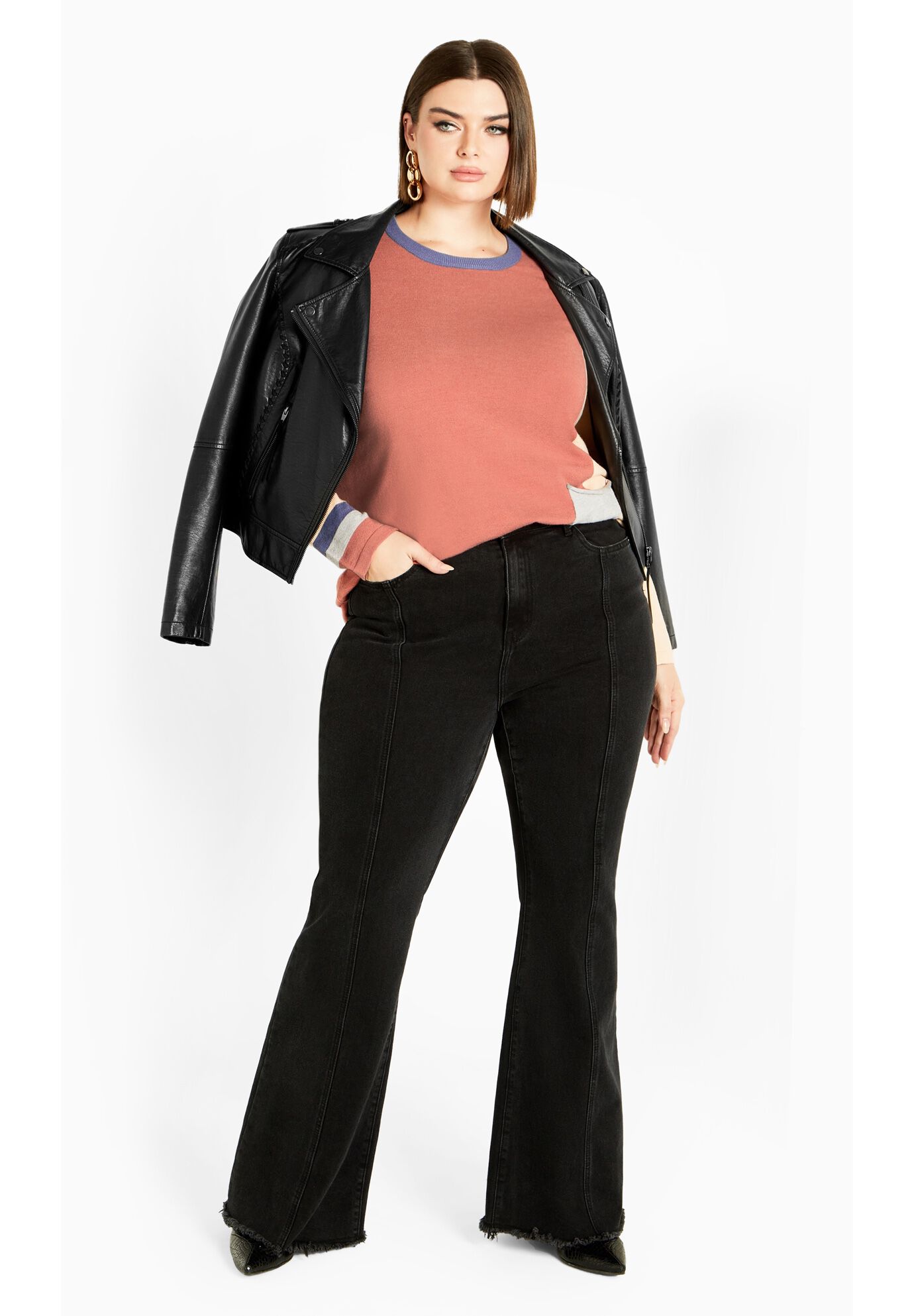 Luna Sweater, PEACH, alternate image number 5