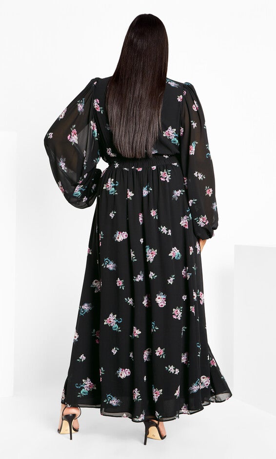 Jemina Maxi Dress - vintage rose bud, VINTAGE, alternate image number null