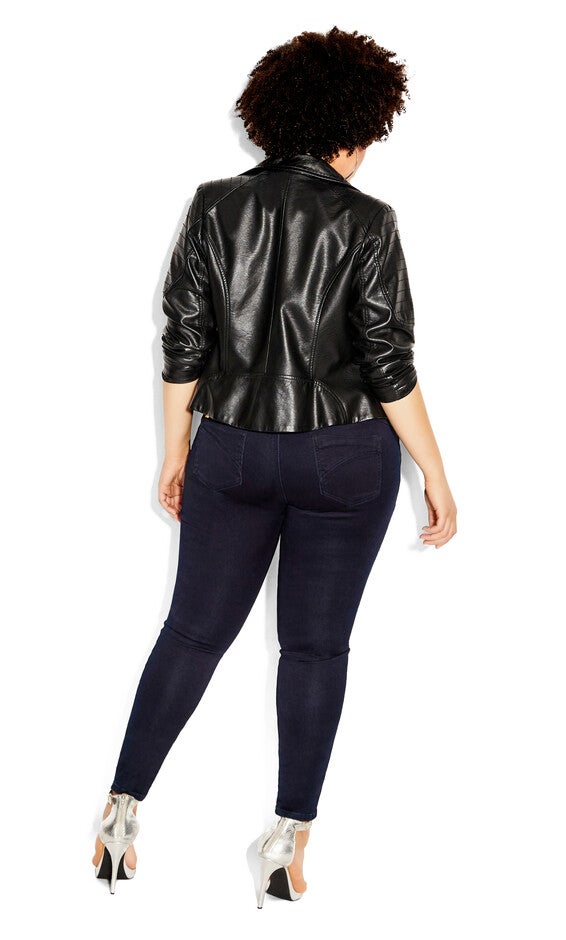 Asha Regular Skinny Jean - dark denim, BLUE, alternate image number null