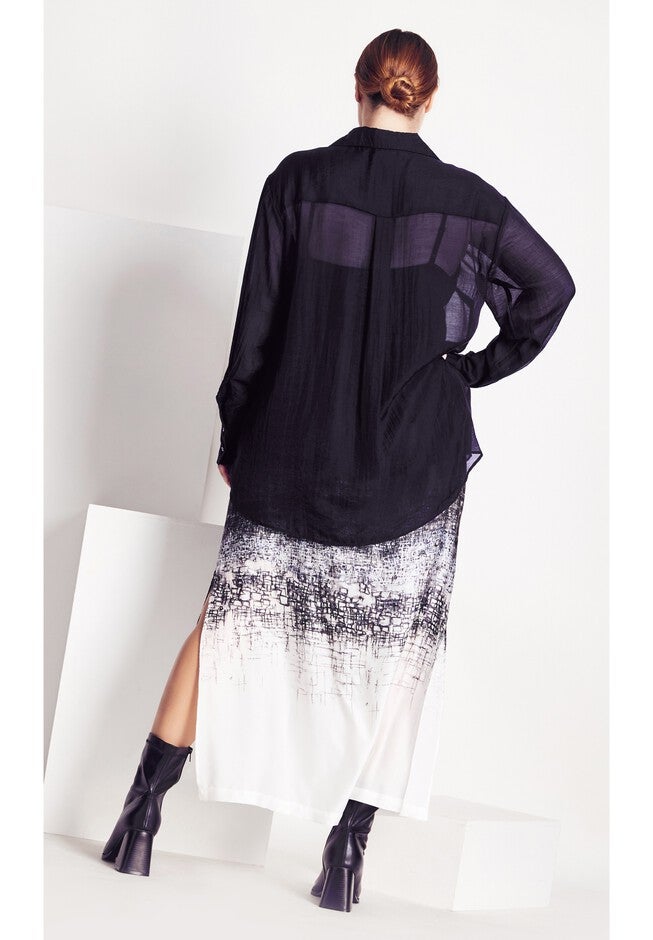 Mila Shirt - black, BLACK, alternate image number null