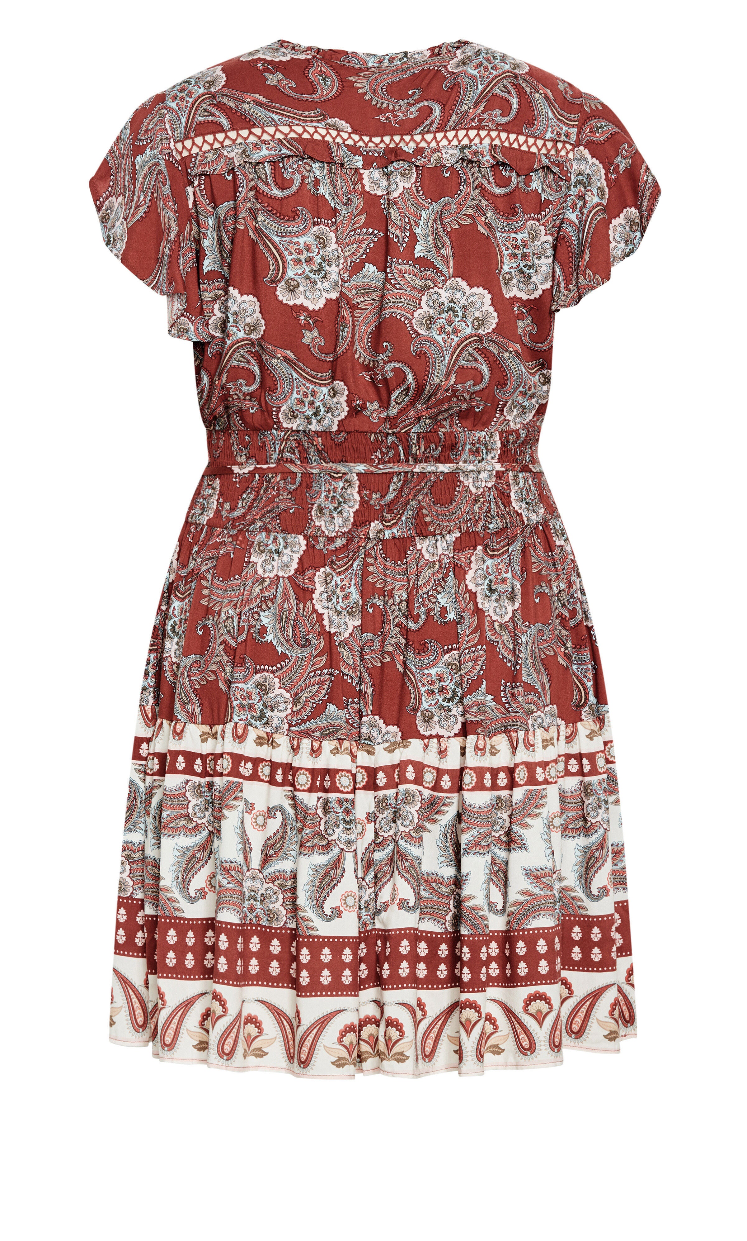 Lilah Dress - marsala, RED, alternate image number 4