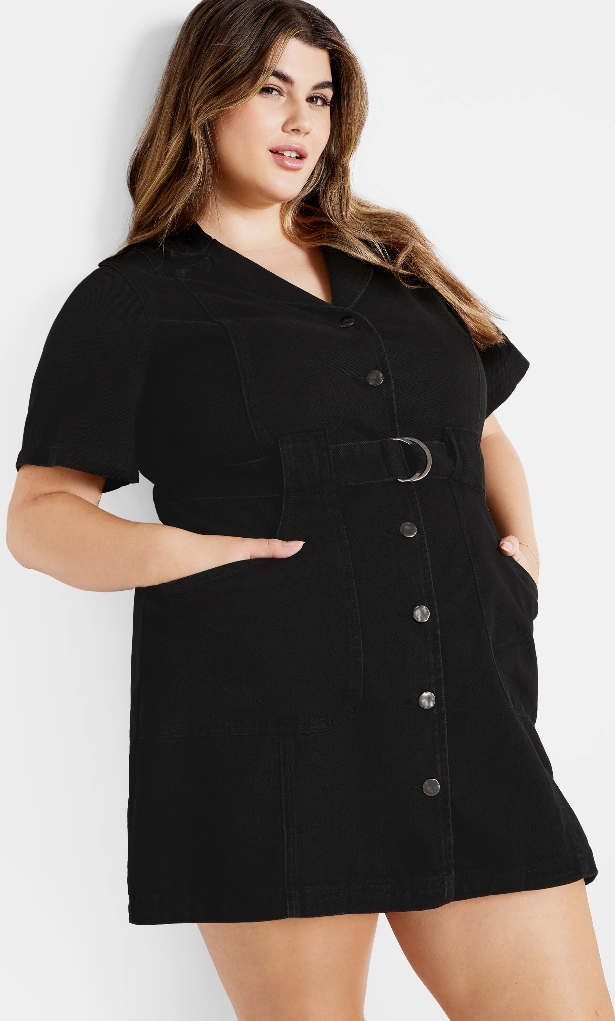 Melina Dress - black, BLACK, alternate image number 3