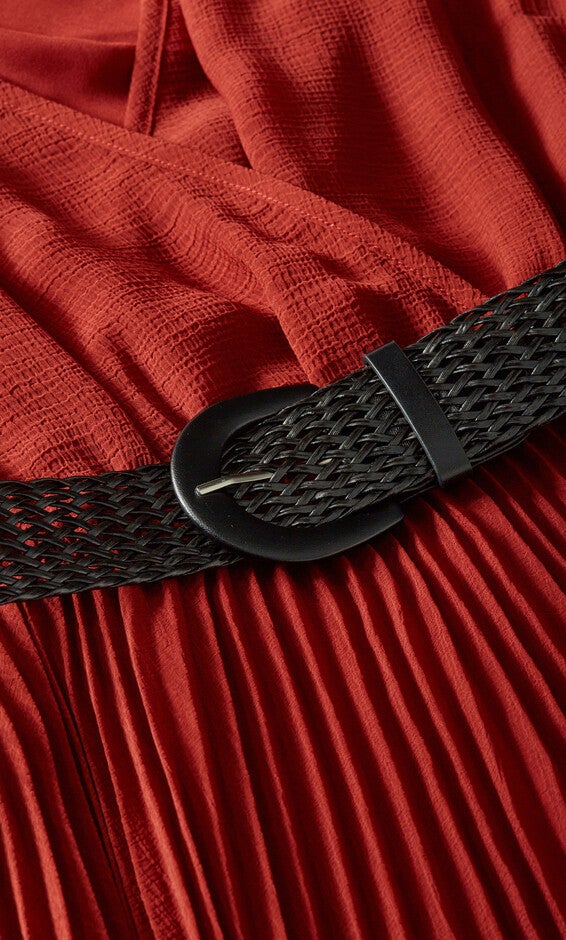 Precious Pleat Dress - sienna, SIENNA, alternate image number null