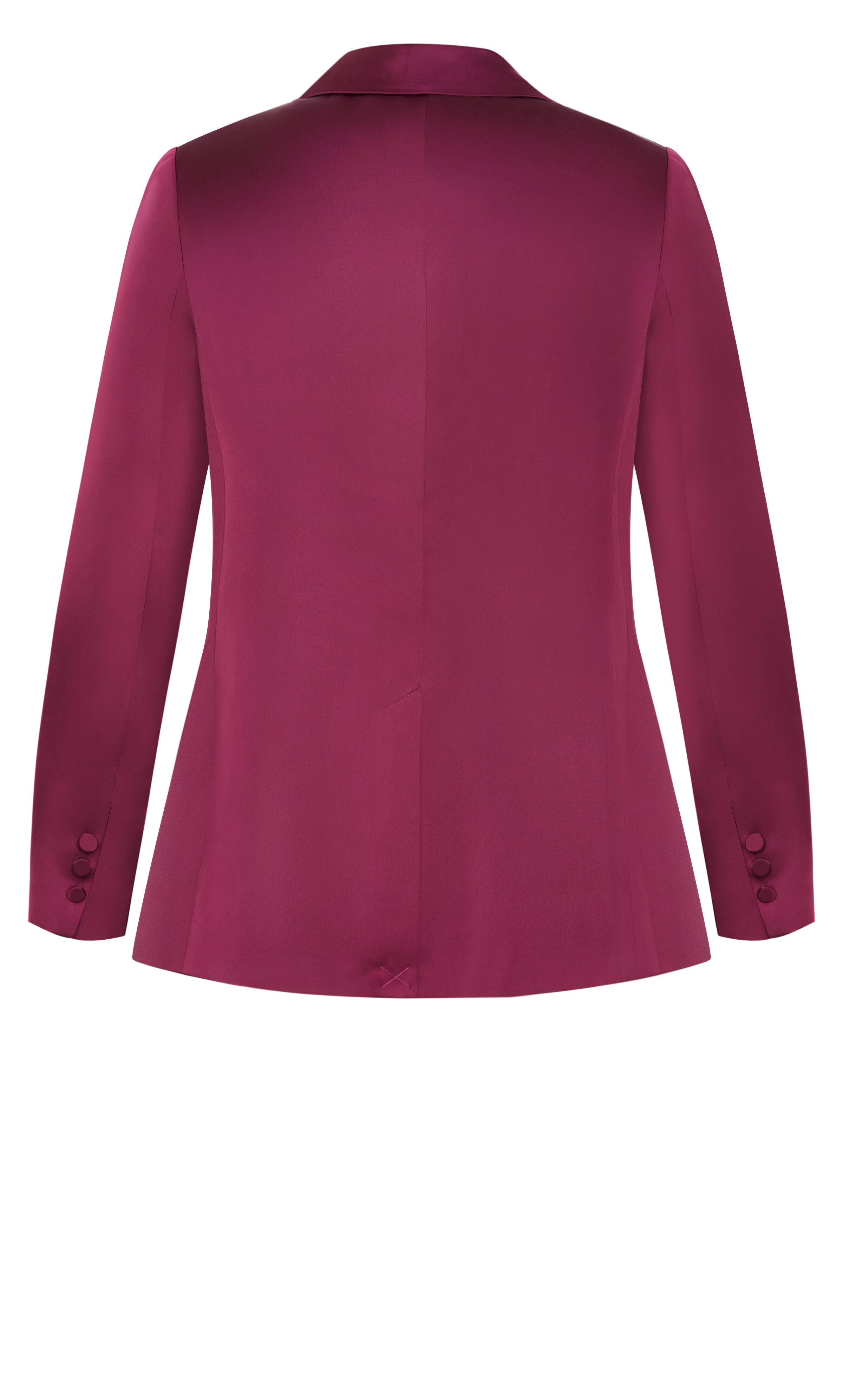 Rylie Satin Blazer, RED, alternate image number 5