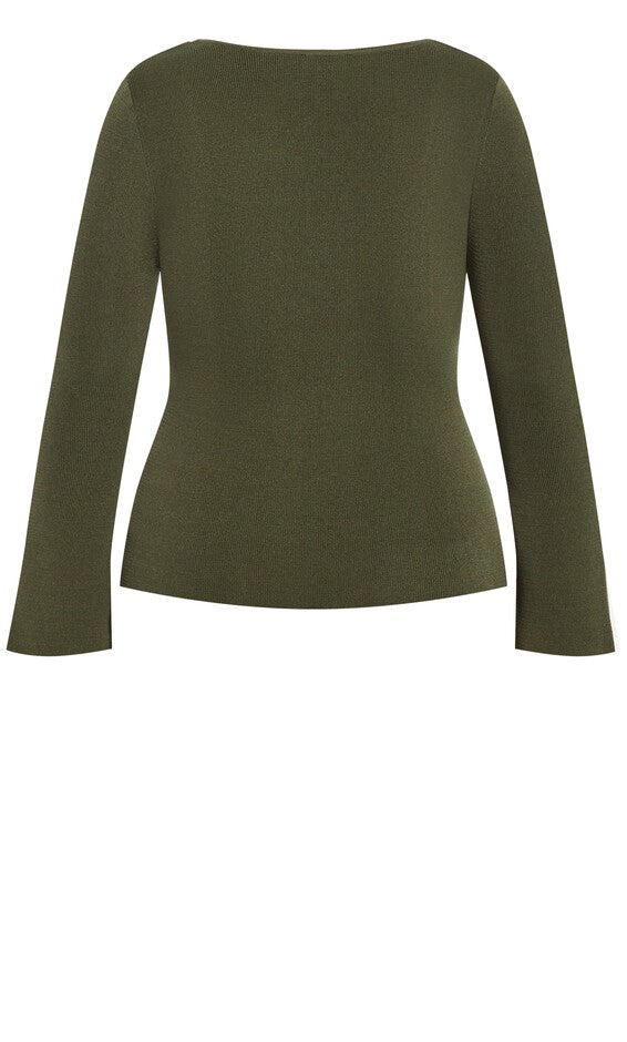 Brooklyn Jumper - moss, GREEN, alternate image number 5