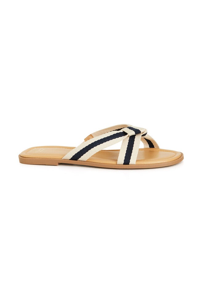 Colbie Canvas Sandal, NAVY WHITE, hi-res image number 0