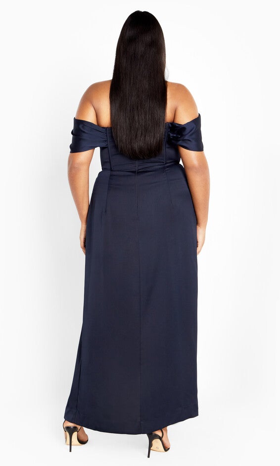Forbidden Love Maxi Dress - navy, NAVY, alternate image number 4