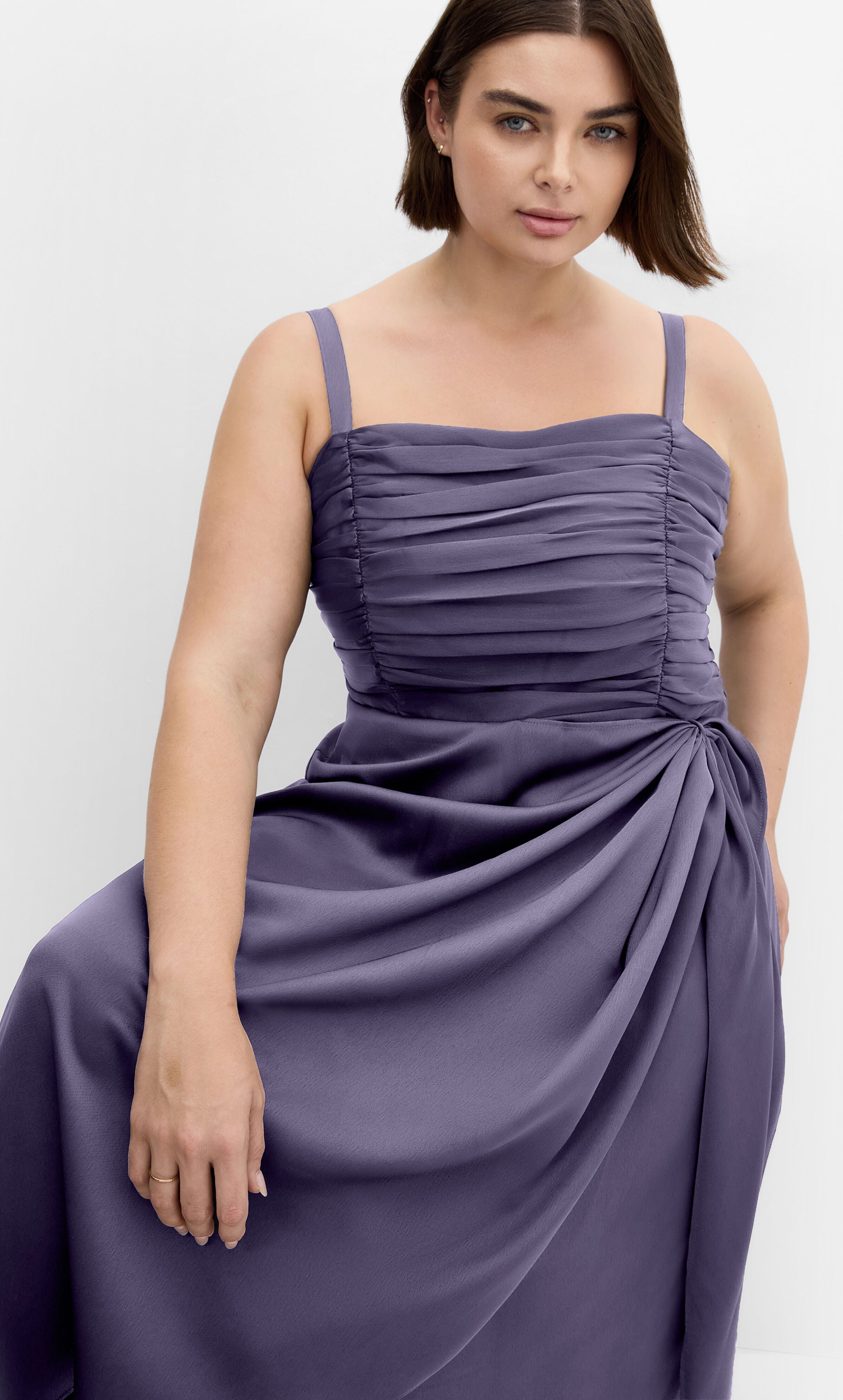 Ania Dress - slate, GRAY, alternate image number 3