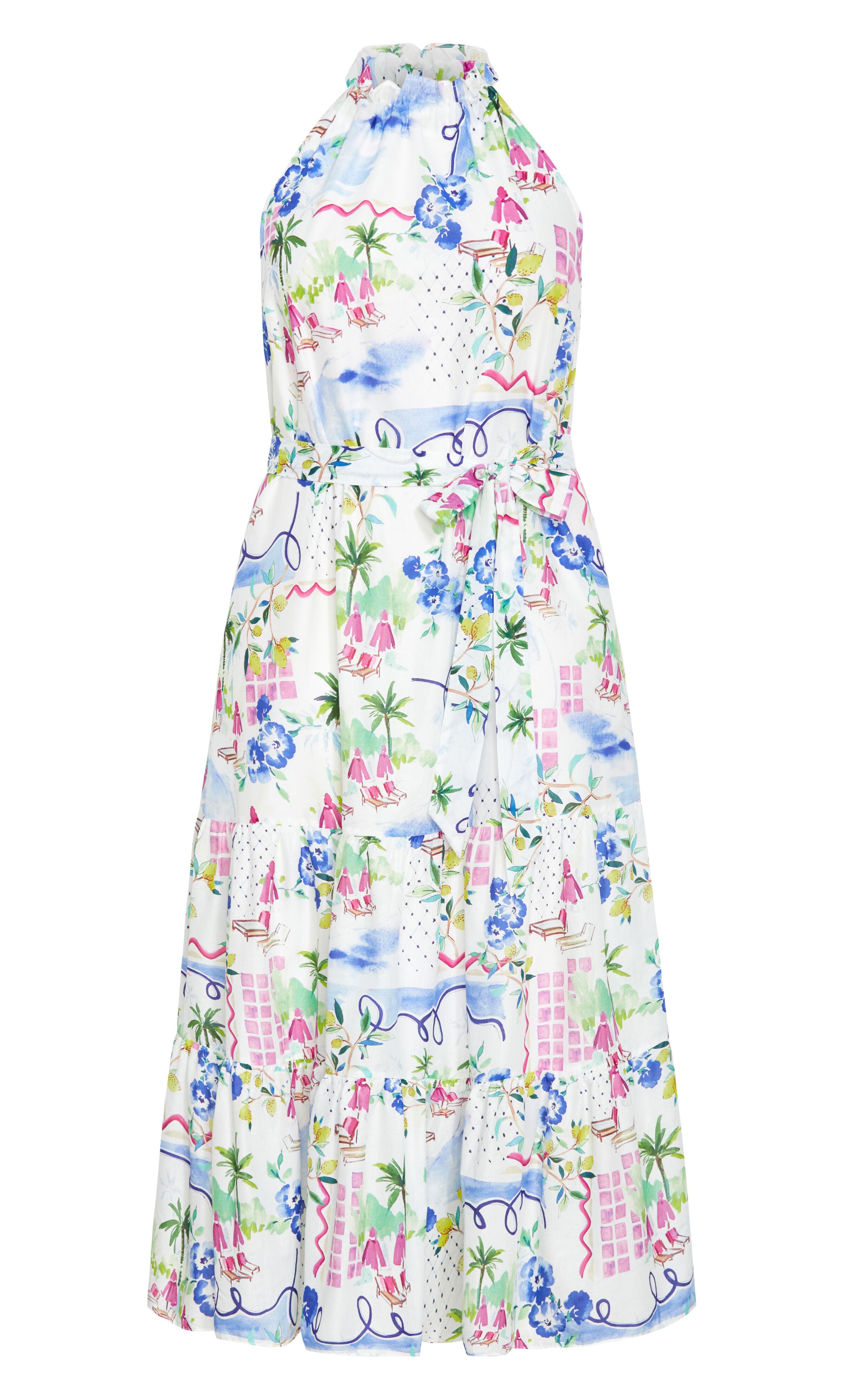 Island Breeze Maxi Dress - print, WHITE, alternate image number 4