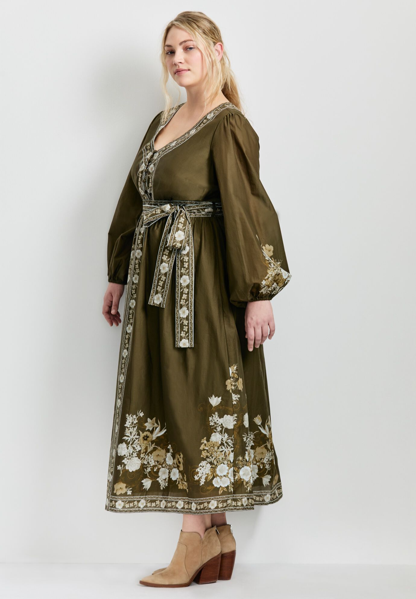Ethereal Escape Maxi Dress, OLIVE ETHEREAL, alternate image number 3