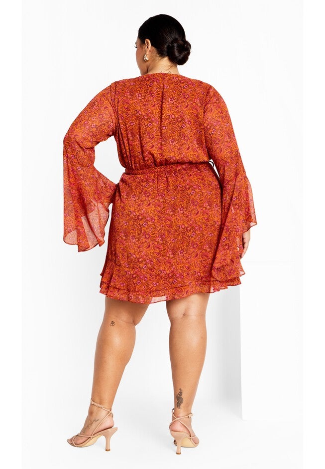 Lexi Dress - multi, ORANGE, alternate image number 2