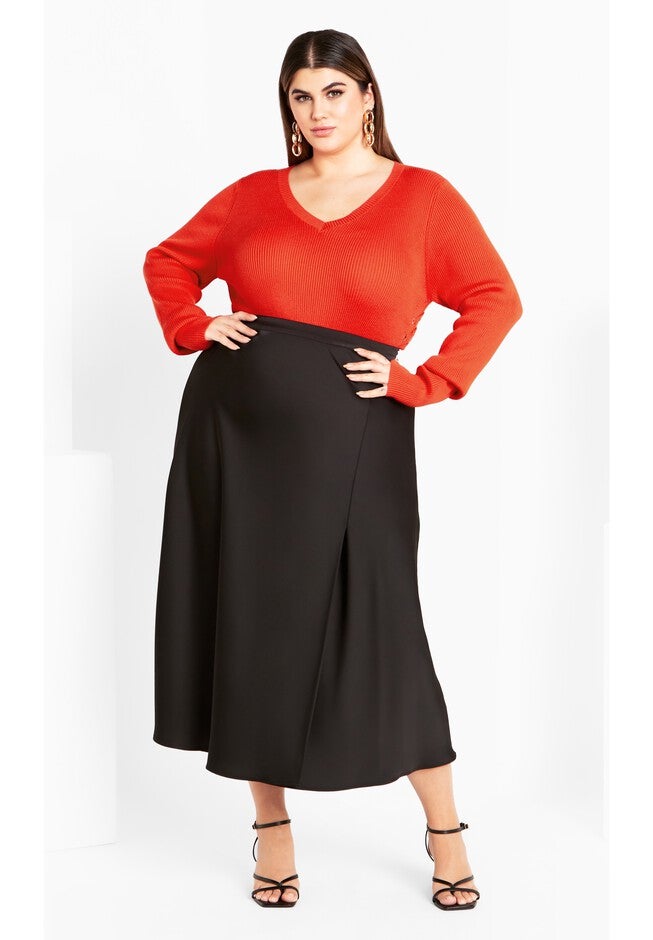Evelyn Skirt - black, BLACK, on-hover image number 1