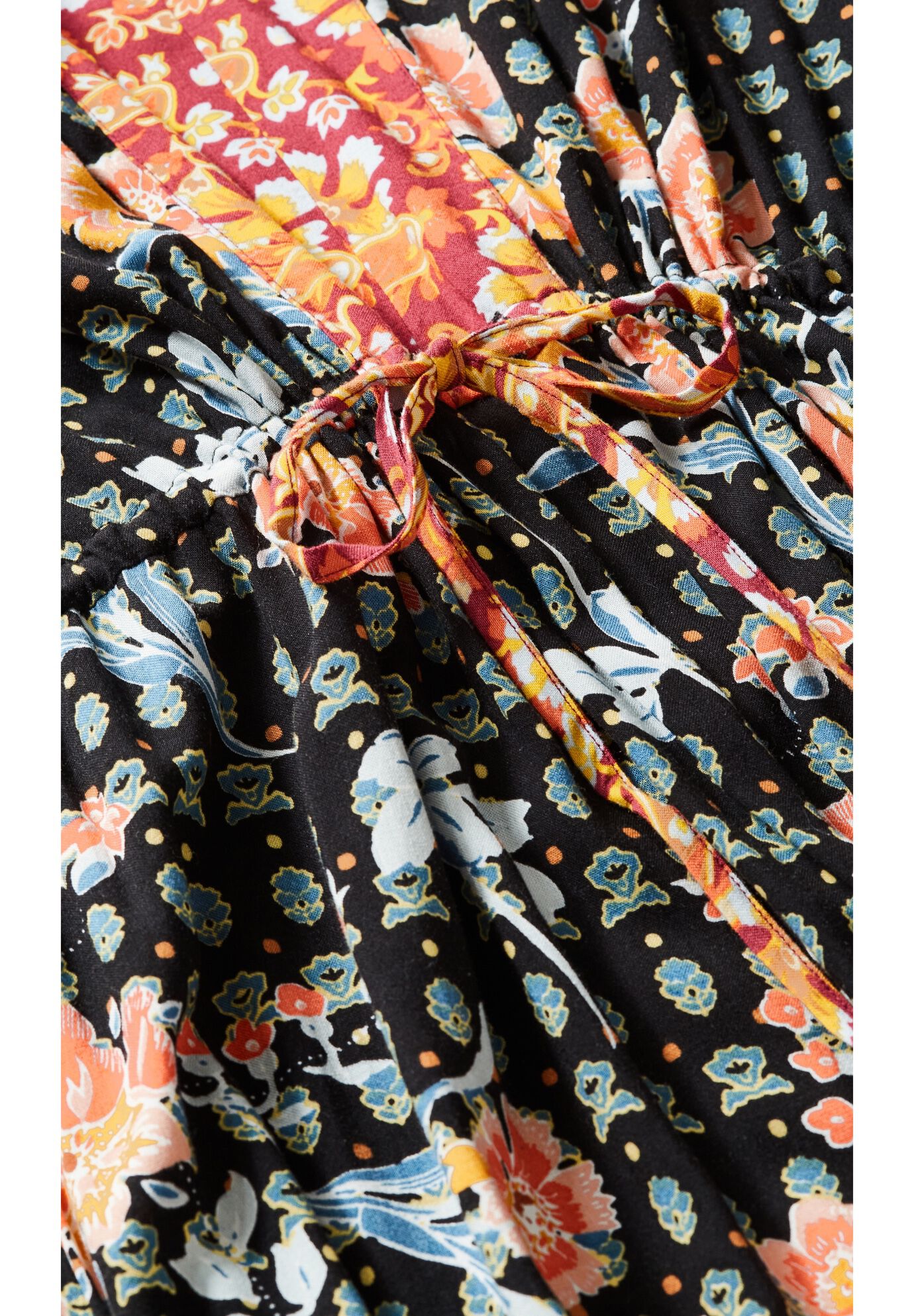 Cynthia Spliced Maxi Dress, BLACK COMBO, alternate image number 5