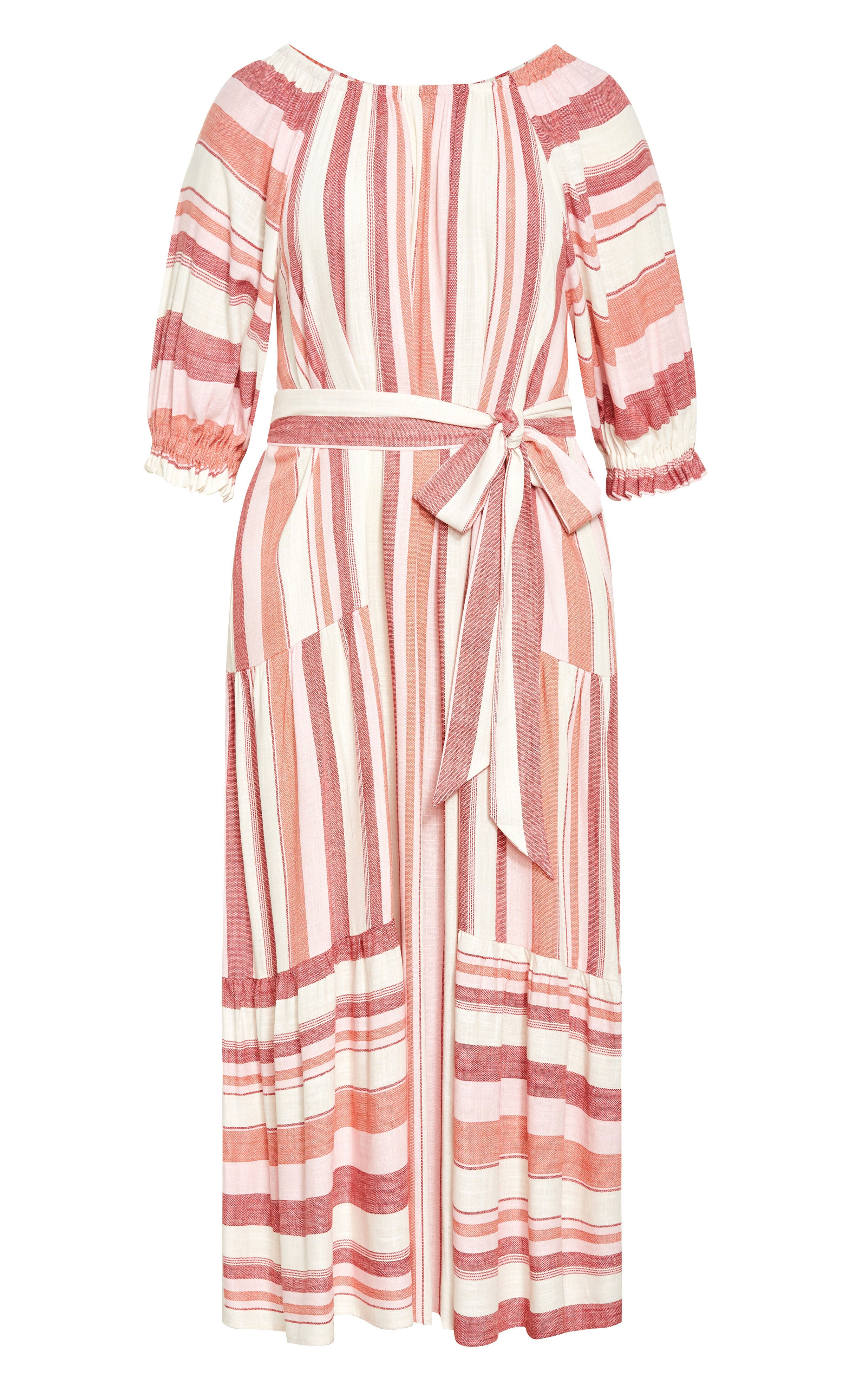 Jemima Dress - white, PINK, alternate image number 4