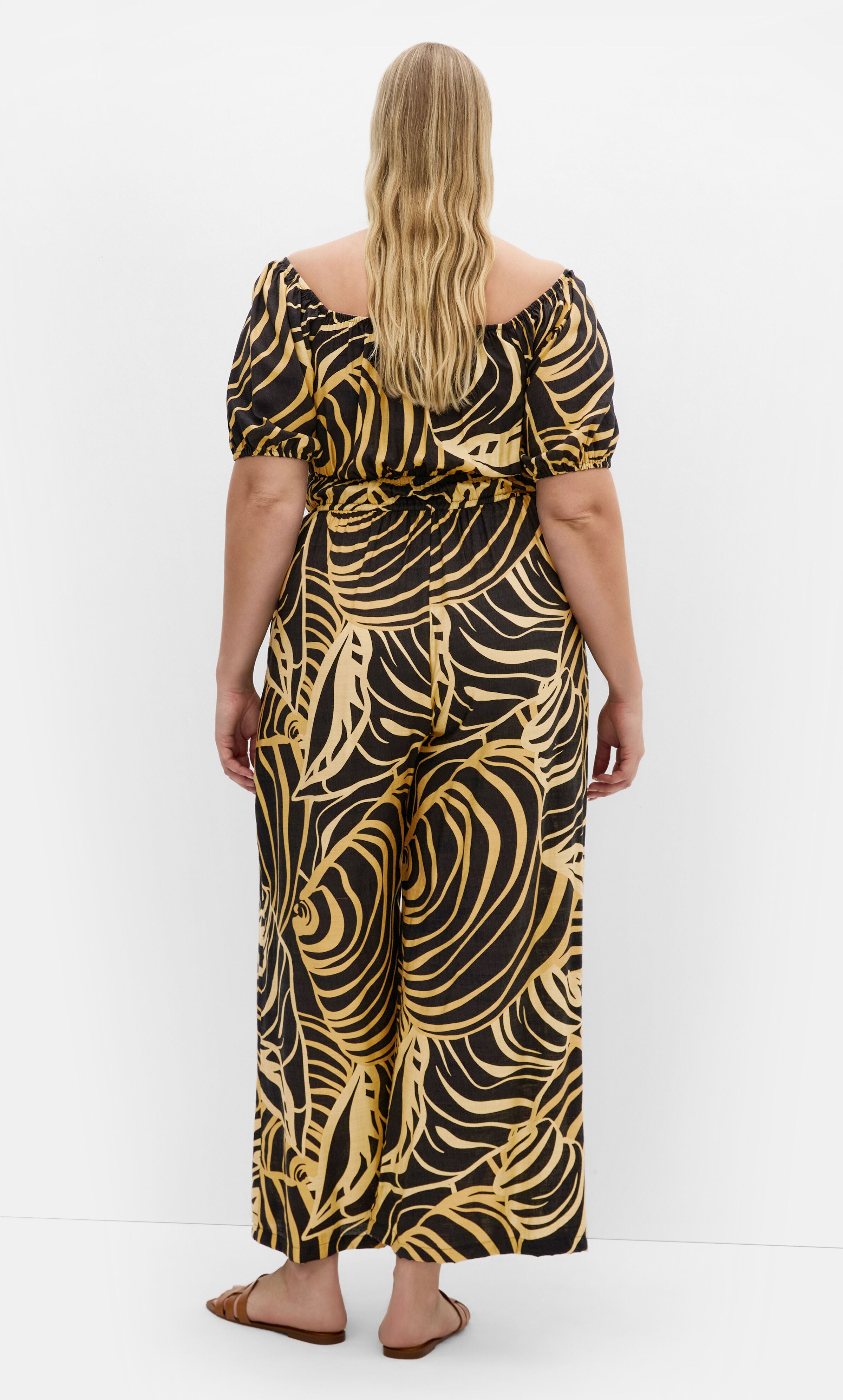 Erica Swirl Jumpsuit - black, BLACK, alternate image number 1