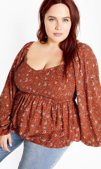 Dahlia Top - spice