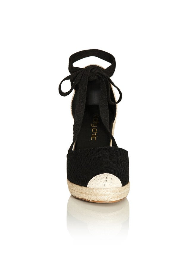 Sage Wedge - black, BLACK, alternate image number 4